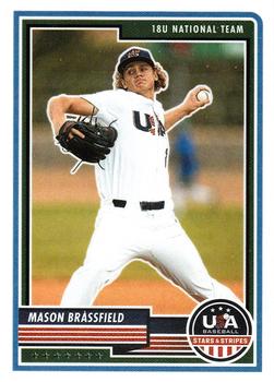 2023 Panini USA Baseball Stars & Stripes #4 Mason Brassfield Front