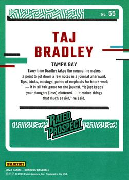 2023 Donruss #55 Taj Bradley Back