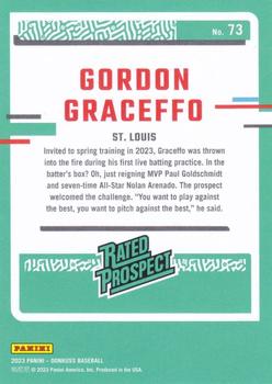 2023 Donruss #73 Gordon Graceffo Back