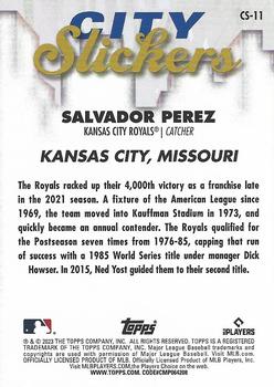 2023 Topps Big League - City Slickers #CS-11 Salvador Perez Back