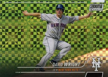 2022 Stadium Club Chrome - X-Fractor #64 David Wright Front