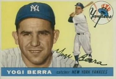 1955 Topps #198 Yogi Berra Front