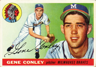 1955 Topps #81 Gene Conley Front