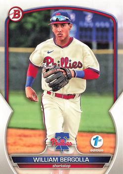 2023 Bowman 1st Edition #BPPF-67 William Bergolla Front