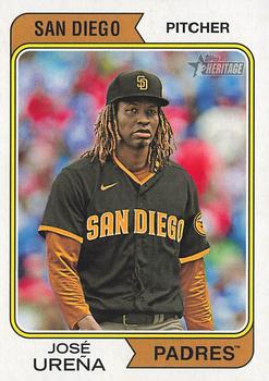 2023 Topps Heritage #642 Jose Urena Front