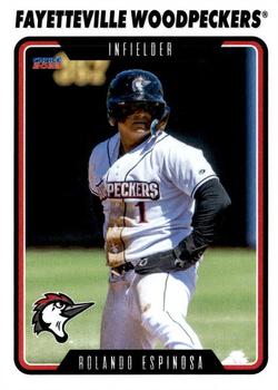 2023 Choice Fayetteville Woodpeckers #08 Rolando Espinosa Front