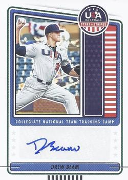 2023 Panini USA Baseball Stars & Stripes - Collegiate National Team Training Camp Signatures #CNTC-DB Drew Beam Front