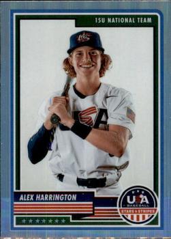 2023 Panini USA Baseball Stars & Stripes - Silver #27 Alex Harrington Front