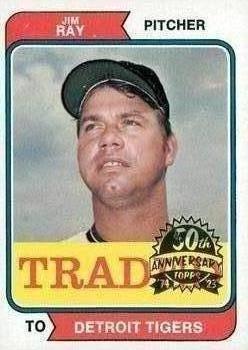 2023 Topps Heritage - 50th Anniversary Buybacks Traded #458T Jim Ray Front