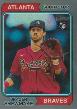 2023 Topps Heritage - Chrome Silver Refractor #630 Braden Shewmake Front