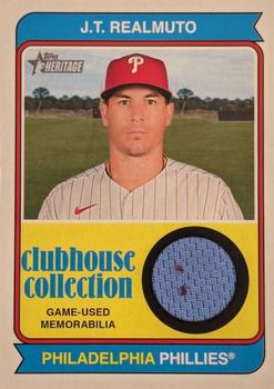 2023 Topps Heritage - Clubhouse Collection Relics #CCR-JRO J.T. Realmuto Front