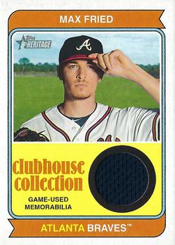 2023 Topps Heritage - Clubhouse Collection Relics #CCR-MF Max Fried Front