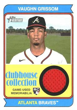 2023 Topps Heritage - Clubhouse Collection Relics #CCR-VGR Vaughn Grissom Front