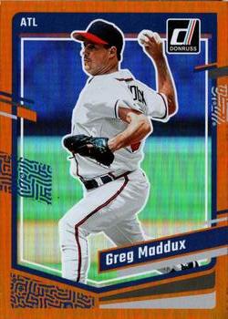 2023 Donruss - Holo Orange #154 Greg Maddux Front