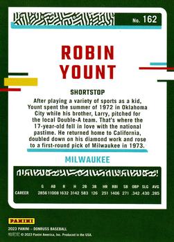 2023 Donruss - Holo Red #162 Robin Yount Back
