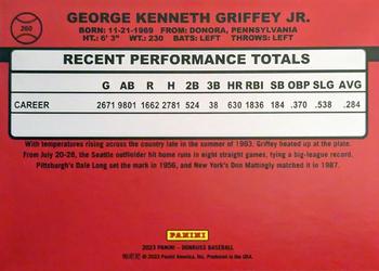 2023 Donruss - On Fire #260b Ken Griffey Jr. Back