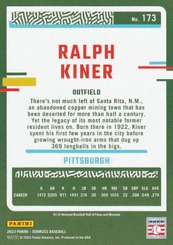 2023 Donruss - Voltage #173 Ralph Kiner Back