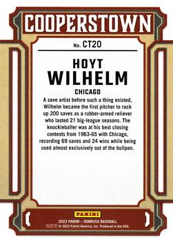 2023 Donruss - Cooperstown Rapture #CT20 Hoyt Wilhelm Back