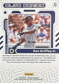 2023 Donruss - Elite Series Pink Fireworks #E3 Ken Griffey Jr. Back