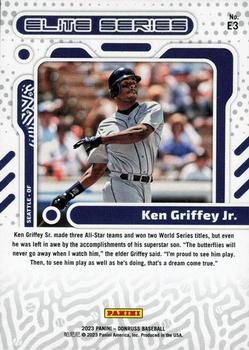 2023 Donruss - Elite Series Red #E3 Ken Griffey Jr. Back