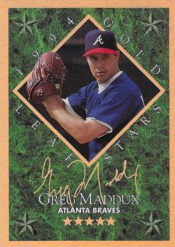 1994 Leaf - Gold Leaf Stars #8 Greg Maddux Front