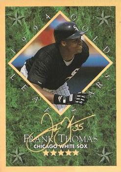 1994 Leaf - Gold Leaf Stars #11 Frank Thomas Front