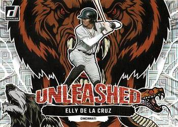 2023 Donruss - Unleashed Vector #U7 Elly De La Cruz Front