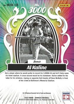 2023 Donruss - Mr. 3000 Rapture #M3K-18 Al Kaline Back