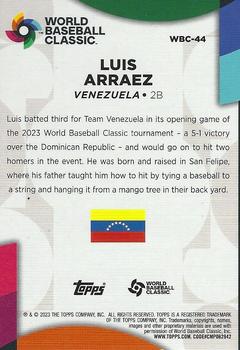 2023 Topps - World Baseball Classic Stars #WBC-44 Luis Arraez Back