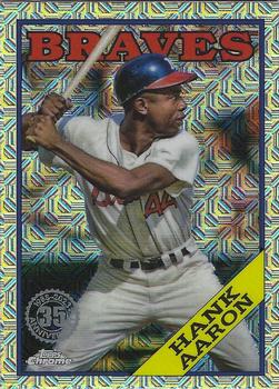 2023 Topps - 1988 Topps Baseball 35th Anniversary Chrome Silver Pack (Series Two) #2T88C-95 Hank Aaron Front