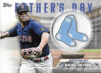 2023 Topps - Father's Day Commemorative Team Patches #FD-RD Rafael Devers Front
