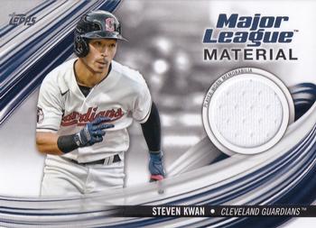 2023 Topps - Major League Material Relics (Series Two) #MLM-SK Steven Kwan Front