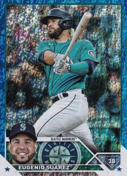 2023 Topps - Blue Foilboard #436 Eugenio Suárez Front