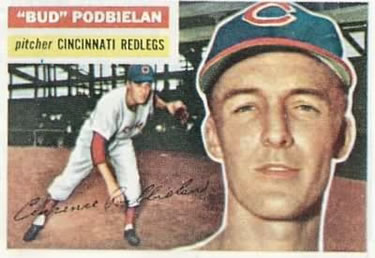 1956 Topps #224 Bud Podbielan Front