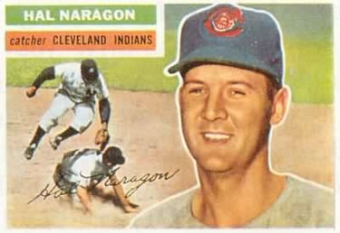 1956 Topps #311 Hal Naragon Front