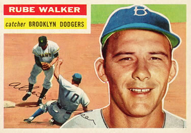 1956 Topps #333 Rube Walker Front