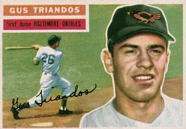 1956 Topps #80 Gus Triandos Front