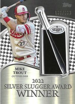 2023 Topps - 2022 Silver Slugger Award Winners Commemorative Patch #SSP-MT Mike Trout Front