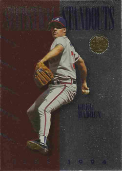 1994 Leaf - Statistical Standouts #5 Greg Maddux Front