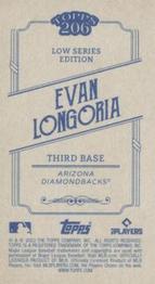 2023 Topps 206 #NNO Evan Longoria Back