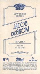 2023 Topps 206 #NNO Jacob deGrom Back