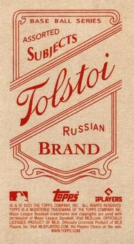 2023 Topps 206 - Tolstoi Back #NNO Francisco Lindor Back