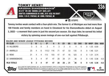 2023 Topps - All-Star Game #336 Tommy Henry Back