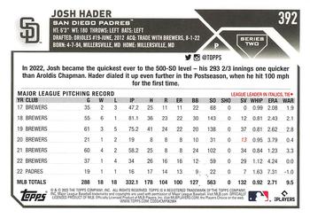 2023 Topps - All-Star Game #392 Josh Hader Back
