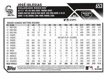 2023 Topps - All-Star Game #653 José Iglesias Back