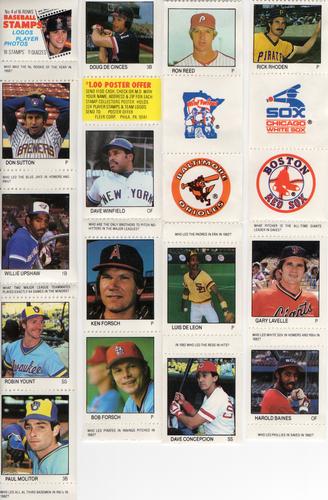 1983 Fleer Stamps - Columns #4 No. 4 of 16 Columns Front