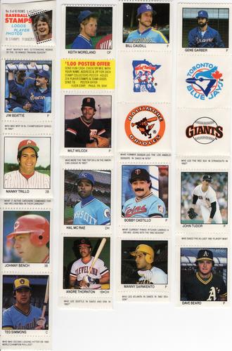 1983 Fleer Stamps - Columns #9 No. 9 of 16 Columns Front