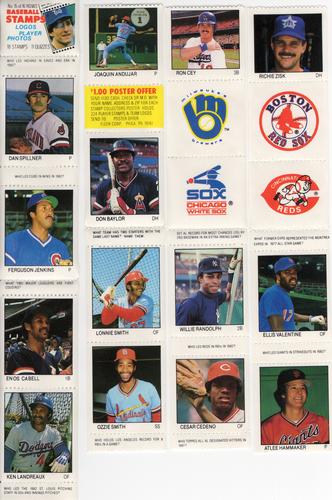 1983 Fleer Stamps - Columns #15 No. 15 of 16 Columns Front