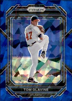 2023 Panini Prizm - Blue Ice Prizm #247 Tom Glavine Front