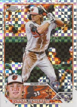 2023 Topps Chrome - X-Fractor #2 Gunnar Henderson Front